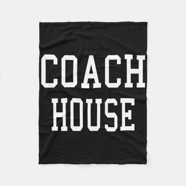 Couverture Polaire Coach House Équipe de soccer sur mesure Bysebyll  (Devant)