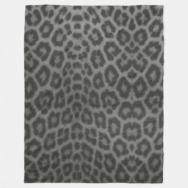 Couverture Polaire Cobertor  Textura de Pele de Leopardo  (Devant)