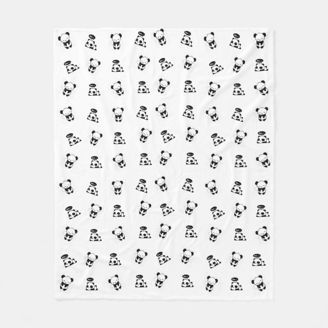 Couverture Polaire Cobija panda (Devant)