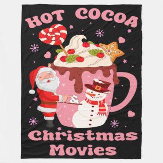 Couverture Polaire Coca Chaud Et Films De Noël