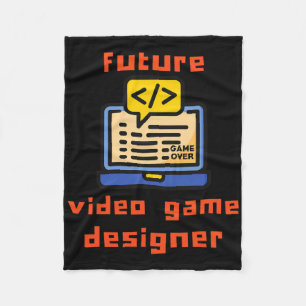 Couverture Polaire Codeur programmeur du concepteur de jeu vidéo futu