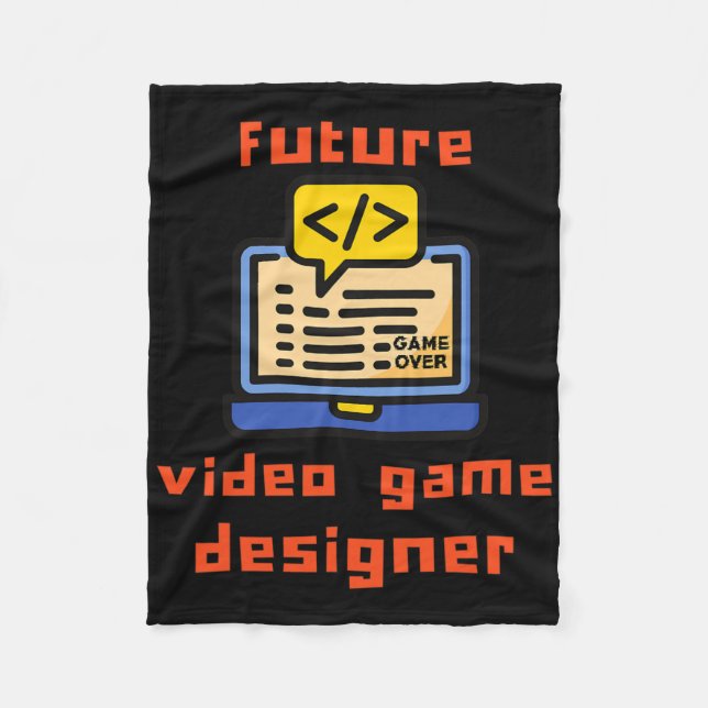 Couverture Polaire Codeur programmeur du concepteur de jeu vidéo futu (Devant)