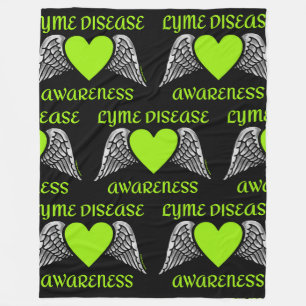 Couverture Polaire Coeur/ailes...Lyme