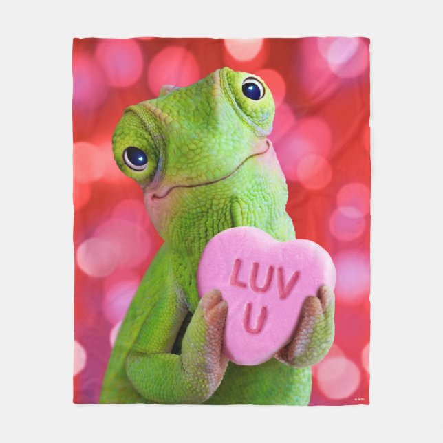 Couverture Polaire Cœur de Caméléon (Amour toi) (Devant)
