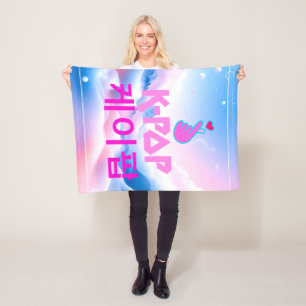 Couverture Polaire Coeur de doigt K-Pop : Montrez votre amour