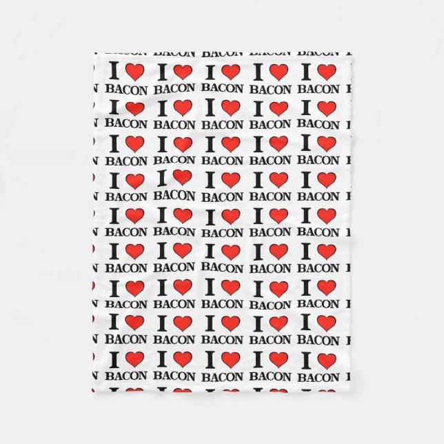 Couverture Polaire Coeur de lard (Devant)