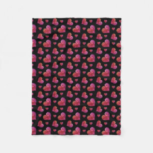 Couverture Polaire Coeur tourbillonnant