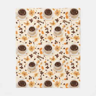 Couverture Polaire Coffee Mug & Bean Fleece Blanket