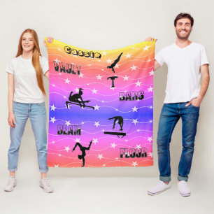 Couverture Polaire Coffre de gymnastique, Bars, Poutres, Plancher Cou