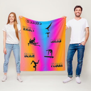 Couverture Polaire Coffre de gymnastique, Bars, Poutres, Plancher Cou