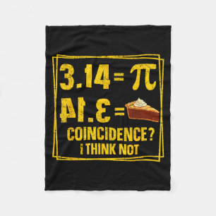 Couverture Polaire Coïncidence de la tarte du jour de Pi 3.14 Je ne p