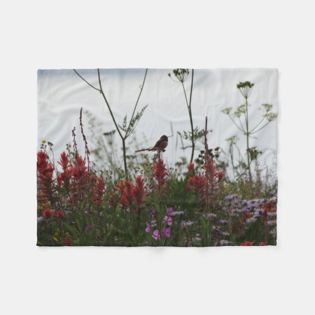 Couverture Polaire Colibri à Dusk (Devant (Horizontal))