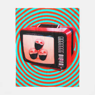 Couverture Polaire Collage d'art contemporain. Actualités TV Corona v