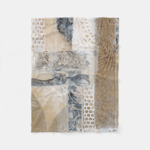 Couverture Polaire Collage de dentelle I