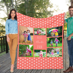 Couverture Polaire Collage de photos pour les meilleures filles de to