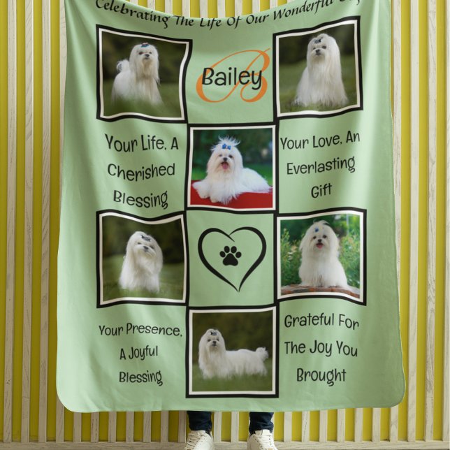 Couverture Polaire Collage personnalisé de photos personnalisées (Créateur téléchargé)