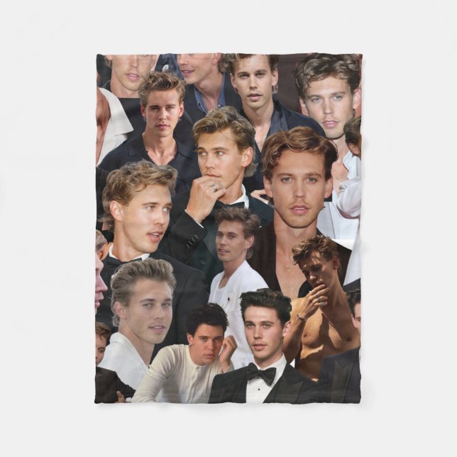 Couverture Polaire collage photo austin butler (Devant)