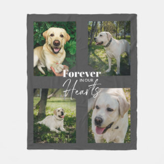 Couverture Polaire Collage photo pour animaux de compagnie personnali
