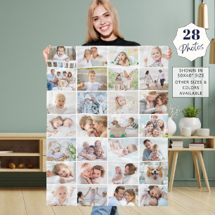 Couverture Polaire Collage photo simple 28