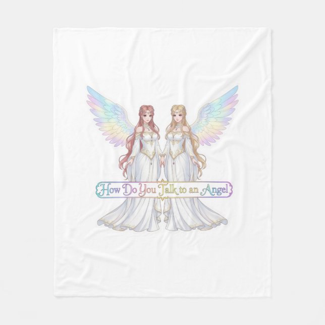 Couverture Polaire Collection Ange (Devant)