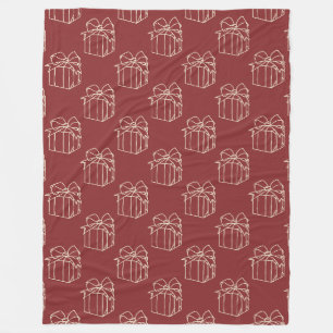 Couverture Polaire Collection de Noël simple - Présente