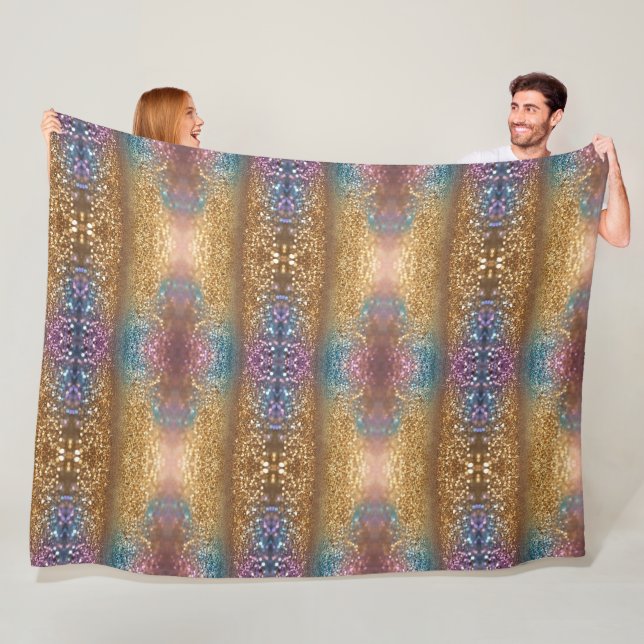 Couverture Polaire Collection Holographique Opal Parties scintillant  (En situation)