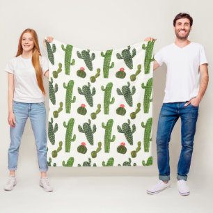 Couverture Polaire Collection Llamarama Cactus mignons