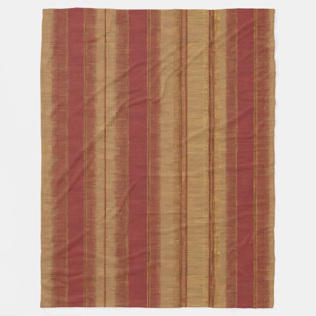 Couverture Polaire Collection Luxe Linge Bourdon Rouge Or Populaire (Devant)