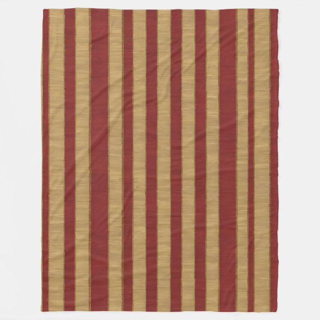 Couverture Polaire Collection Luxe Linge Bourguignon Or Populaire (Devant)