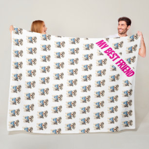 Couverture Polaire Collection Personnalisée Élégante Or pour le Toile