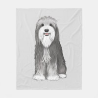 Collie hérissée | Cute Cartoon Chien Jetant une co