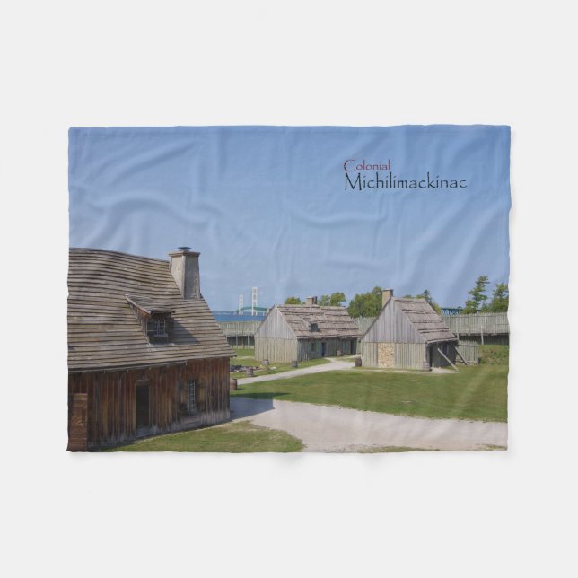 Couverture polaire coloniale Michilimackinac (Devant (Horizontal))