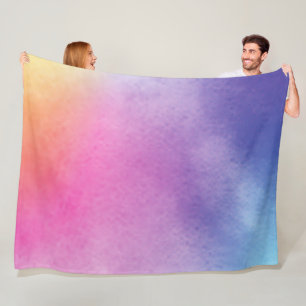 Couverture Polaire Colorant cravate pastel