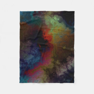 Couverture Polaire Colorant hippie de cravate