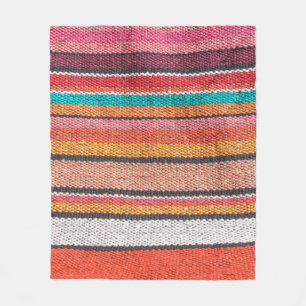 Couverture Polaire Colorée mexicaine, style péruvien surface de tap