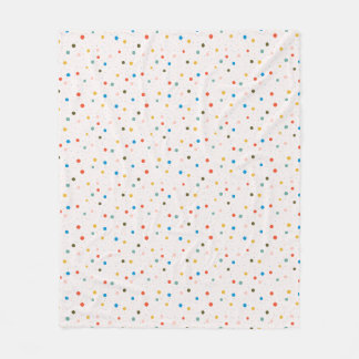 Couverture Polaire Colorful Painted Dots