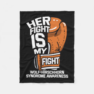 Couverture Polaire Combattre Est Mon Combattre Wolf-hirschhorn Syndro