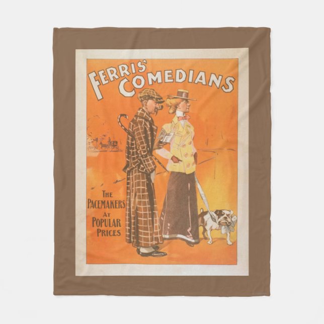 Couverture Polaire Comédiens de Ferris "stimulateurs aux prix (Devant)