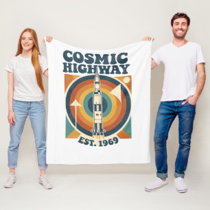 Couverture Polaire Comic Highway – Pop Art ludique pour les amateurs