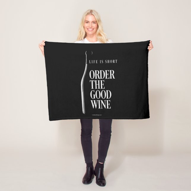 Couverture Polaire Commandez La Belle Vigne Blanche Fleece (En situation)