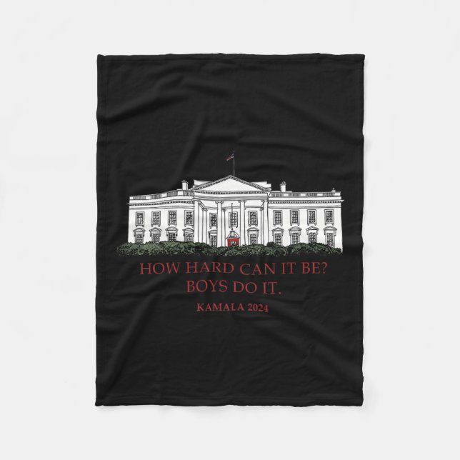 Couverture Polaire Comme les garçons peuvent être durs faire Kamala H (Devant)