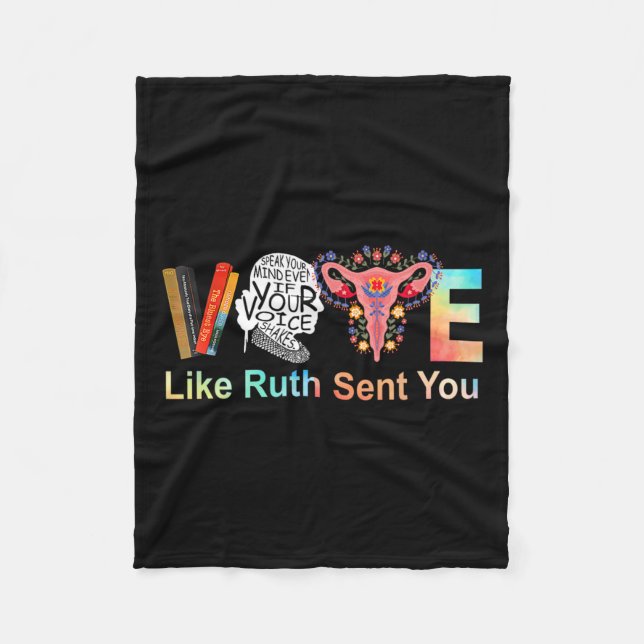 Couverture Polaire Comme Ruth Vous A Envoyé Feminist Lgbt (Devant)