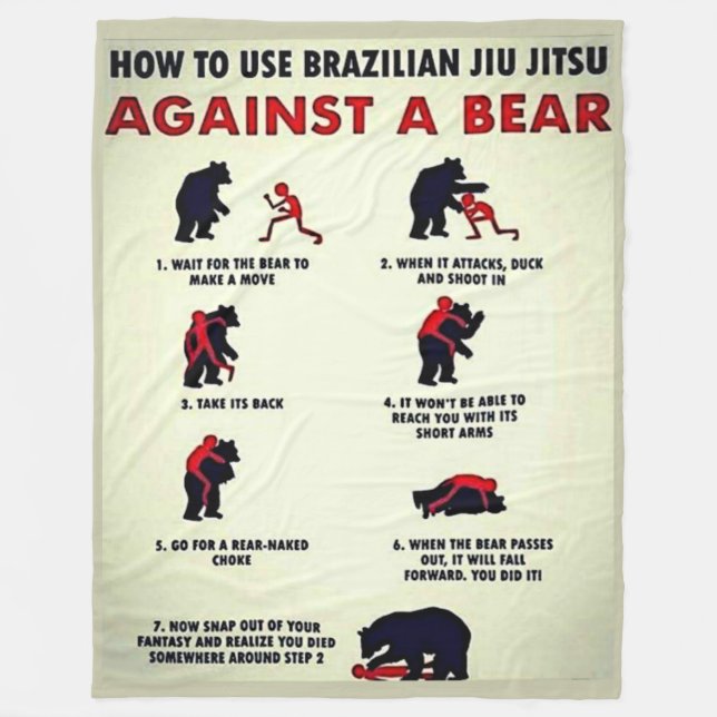 COUVERTURE POLAIRE COMMENT UTILISER JUDO CONTRE UN OURS (Devant)