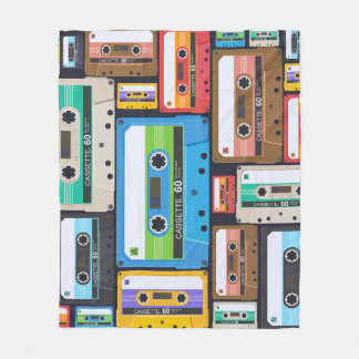 Couverture Polaire Composition Abstraite des cassettes compactes