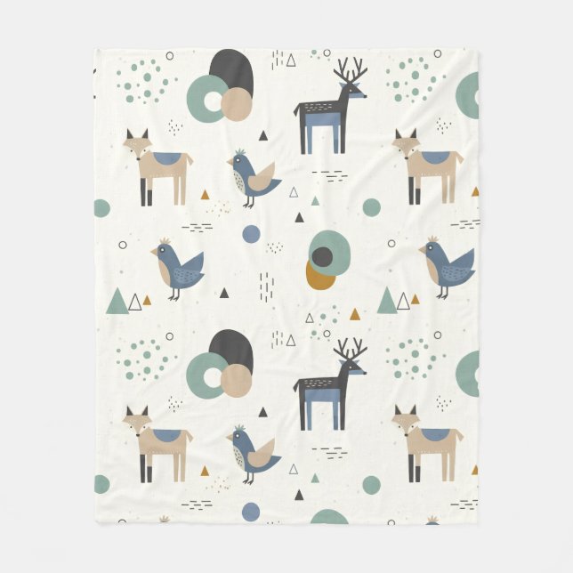 Couverture Polaire Composition des habitants de la forêt (Devant)