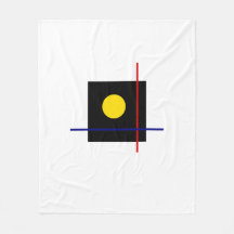 Composition géométrique noire Bauhaus