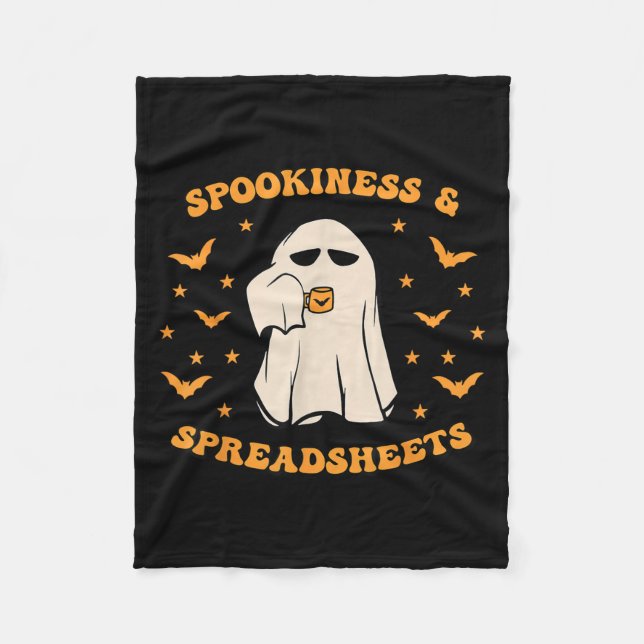 Couverture Polaire Comptable D'Halloween B (Devant)
