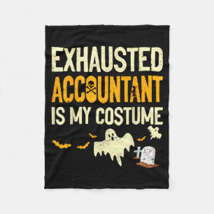 Couverture Polaire Comptable épuisé Cpa Halloween Drôle Comptable