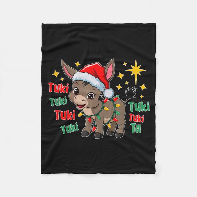 Couverture Polaire Con Mi Burrito Sabanero Mexican Tuki Tuki Latino X (Devant)