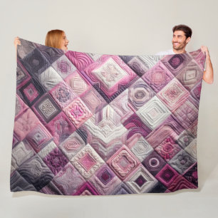 Couverture Polaire Conception abstraite composée